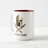 TASSE 2 COULEURS MOLON LABE (Devant gauche)