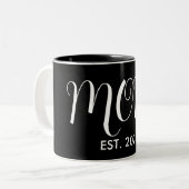 Tasse 2 Couleurs Mom Established New Mom Big Script (Devant gauche)