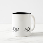Tasse 2 Couleurs Mom Established New Mom Gift (Devant droit)