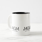Tasse 2 Couleurs Mom Established New Mom Gift (Devant gauche)