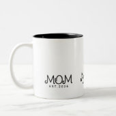 Tasse 2 Couleurs Mom Established New Mom Gift (Gauche)