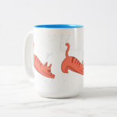 Tasse 2 Couleurs Moment de s'étirer (Devant gauche)