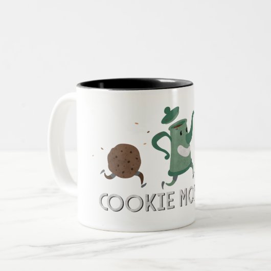 Tasse 2 Couleurs Momster de biscuit (Devant gauche)