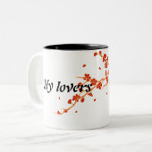 Tasse 2 Couleurs Mon amant (Devant gauche)