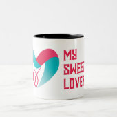 Tasse 2 Couleurs Mon Amant Doux (Centre)