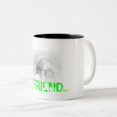 TASSE 2 COULEURS MON AMI. (Devant droit)