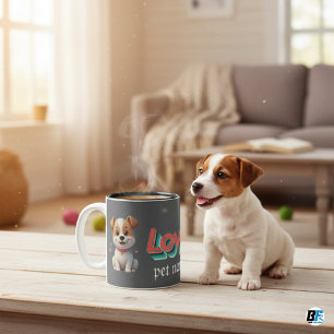 Tasse 2 Couleurs Mon animal de compagnie Special Minimalist -Cadeau