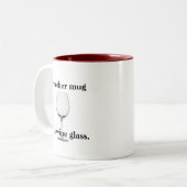 Tasse 2 Couleurs Mon autre tasse… (Devant gauche)