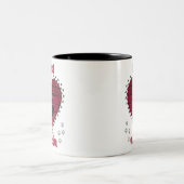 Tasse 2 Couleurs Mon Chat Est Ma Saint Valentin | Joli cadeau valen (Centre)