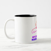 Tasse 2 Couleurs Mon chien me rend toujours heureux (Gauche)