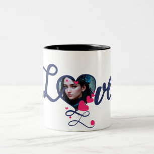 Tasse 2 Couleurs Mon cœur est, et sera toujours, le vôtre.