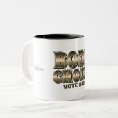 Tasse 2 Couleurs Mon corps Mon choix Or (Devant gauche)