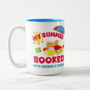 Tasse 2 Couleurs Mon été est réservé avec Brenda K Davies