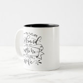 Tasse 2 Couleurs Mon futur mari a... (Devant gauche)