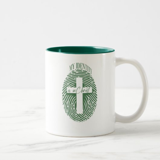 Tasse 2 Couleurs Mon identité (Droit)