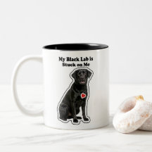 Mon Lab noir est accroché à moi Amateur de chiens