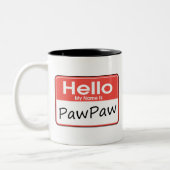 Tasse 2 Couleurs Mon nom est papaye (Gauche)