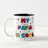 Tasse 2 Couleurs Mon papa est frais (Gauche)