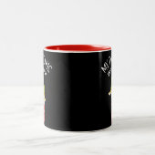 Tasse 2 Couleurs Mon Patronus est un lama. Énonciation drôle et (Centre)
