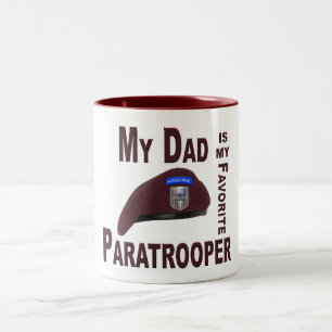 Tasse 2 Couleurs Mon père est mon parachutiste préféré