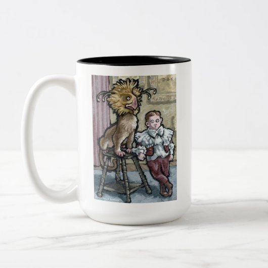 Tasse 2 Couleurs Mon Premier Animal #2 - Surreal Odd Goth Creator (Gauche)