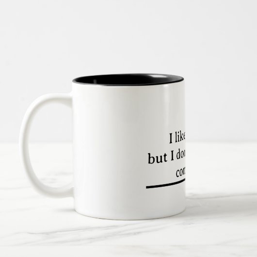 Tasse 2 Couleurs Mon véritable moi (Gauche)