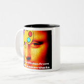 Tasse 2 Couleurs mona lisa painting (Devant gauche)