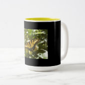 Tasse 2 Couleurs Monarque jaune vibre (Devant droit)