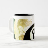 Tasse 2 Couleurs Monde comme boule de réplique (Devant gauche)