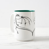 Tasse 2 Couleurs Monde de Dragon (Devant gauche)