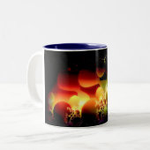 Tasse 2 Couleurs Monde de mer (Devant gauche)