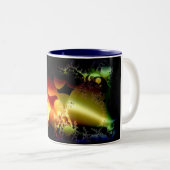 Tasse 2 Couleurs Monde de mer (Devant droit)
