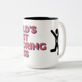 Tasse 2 Couleurs Mondes les plus ennuyeux Boss (Devant droit)