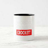 Tasse 2 Couleurs Mondes les plus okayest Crockett (Centre)