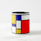 Tasse 2 Couleurs Mondrian 2 (Centre)