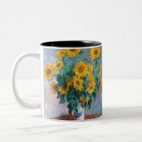 Monet France Bouquet Tournesols Impressionniste Pe