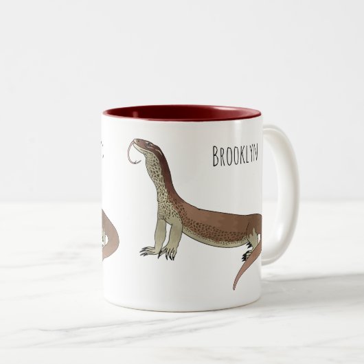 Tasse 2 Couleurs Monitor lizard (Devant droit)