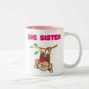 Tasse 2 Couleurs Monkey Big Sister