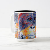 Tasse 2 Couleurs Monkey Boy (Devant gauche)