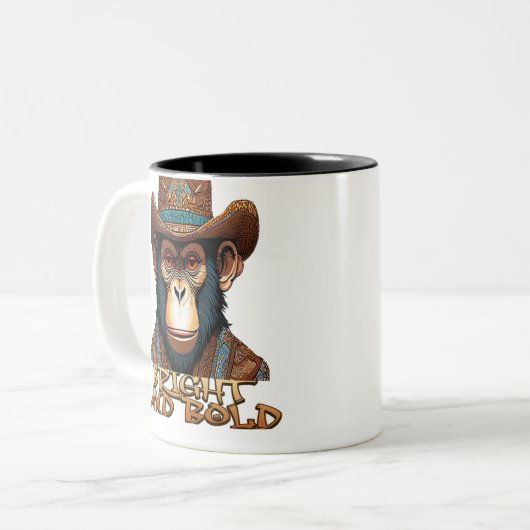 Tasse 2 Couleurs Monkey Swagger (Devant gauche)