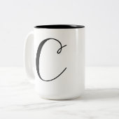 Tasse 2 Couleurs Monogramme-C (Devant gauche)