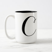 Tasse 2 Couleurs Monogramme-C (Gauche)