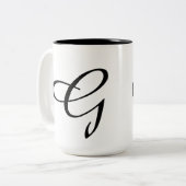 Tasse 2 Couleurs Monogramme-g (Devant gauche)