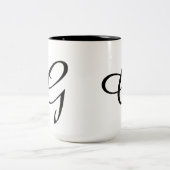 Tasse 2 Couleurs Monogramme-g (Centre)