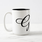 Tasse 2 Couleurs Monogramme-g (Gauche)