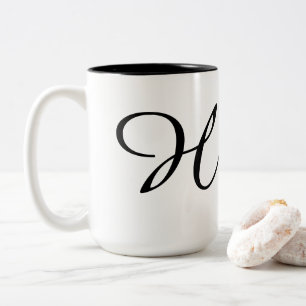 Tasse 2 Couleurs Monogramme-H
