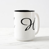 Tasse 2 Couleurs Monogramme-H (Devant droit)