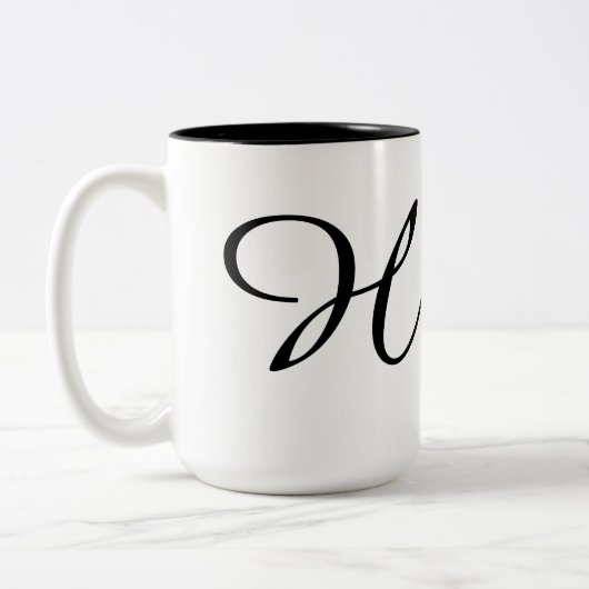 Tasse 2 Couleurs Monogramme-H (Gauche)