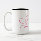 Tasse 2 Couleurs Monogramme-l (Gauche)