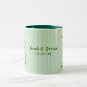 Tasse 2 Couleurs Monogramme or irlandais B (Centre)
